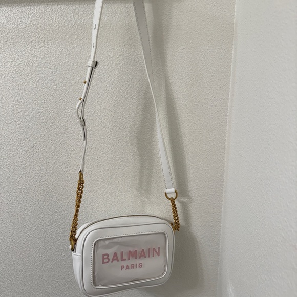 Balmain Handbags - Balmain White Crossbody Bag